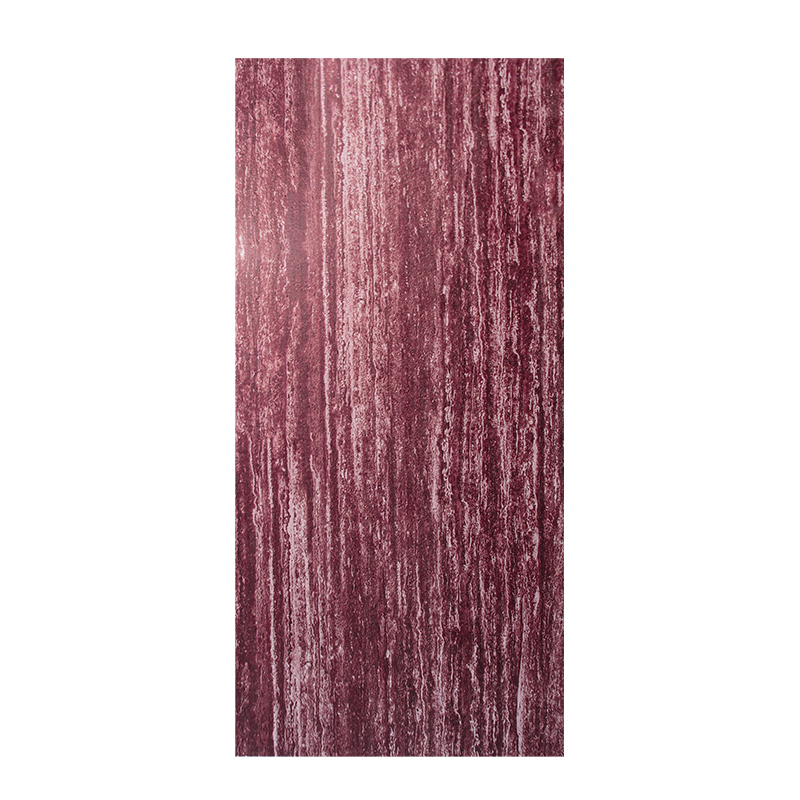 Sophisticated Violet-Toned Travertino Romano Stone Panel