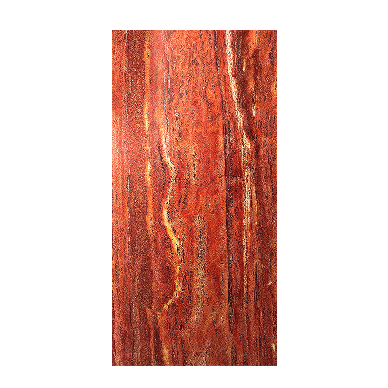 Luxurious Red-Hued Travertino Romano for Elegant Interior Cladding