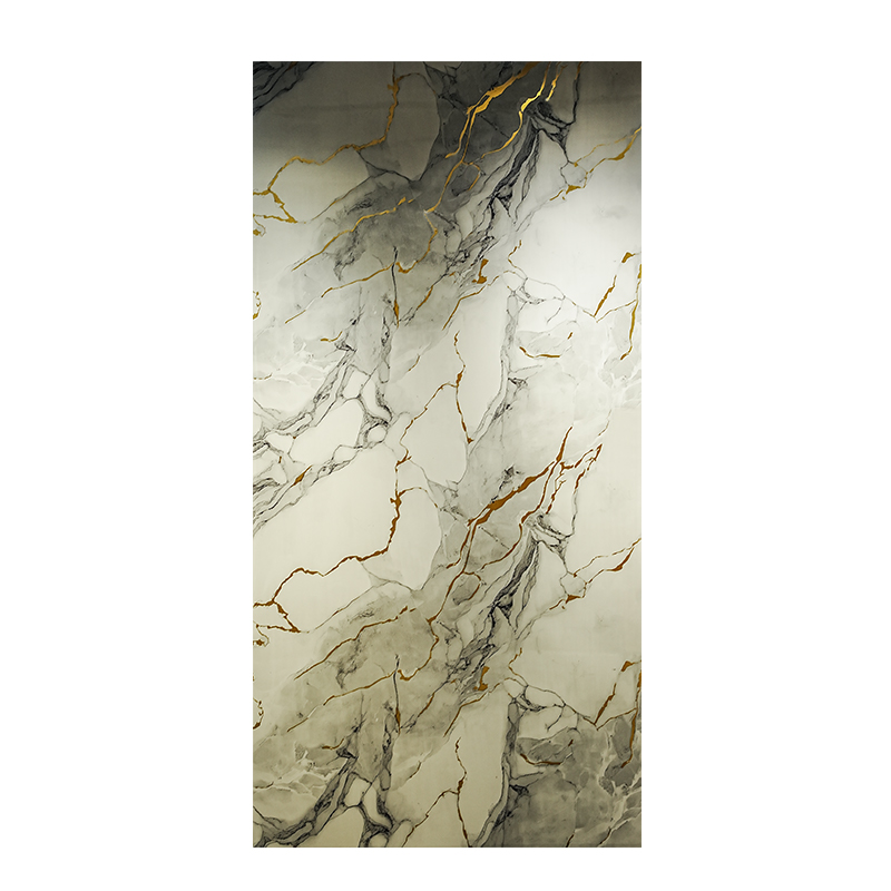 Golden Marble Texture UV Coated Panel