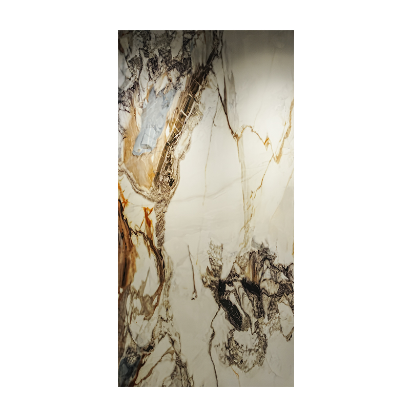 Artistic Multicolor Marble UV Panel for Stylish Wall Cladding