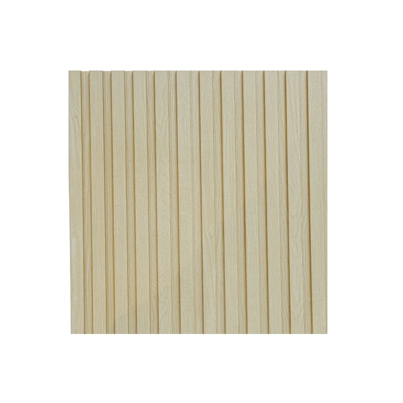 Elegantly Textured Light Wood WPC Panel for Modern Interiors