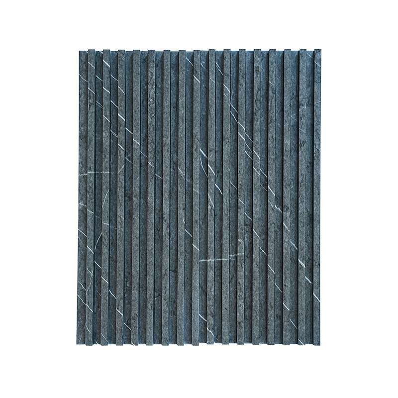 Elegant Stone-textured Grey WPC Panel for Modern Cladding