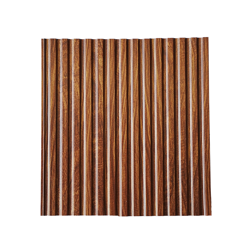Sleek Striped Woodgrain PS Panel for Contemporary Walls​