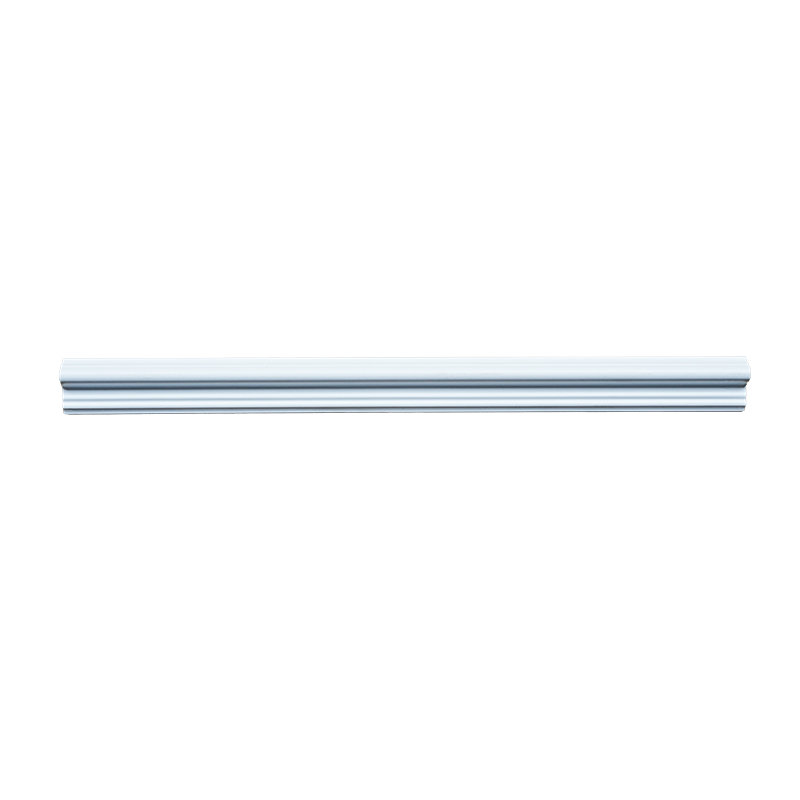 Smooth Glossy White PS Skirting for Modern Interiors