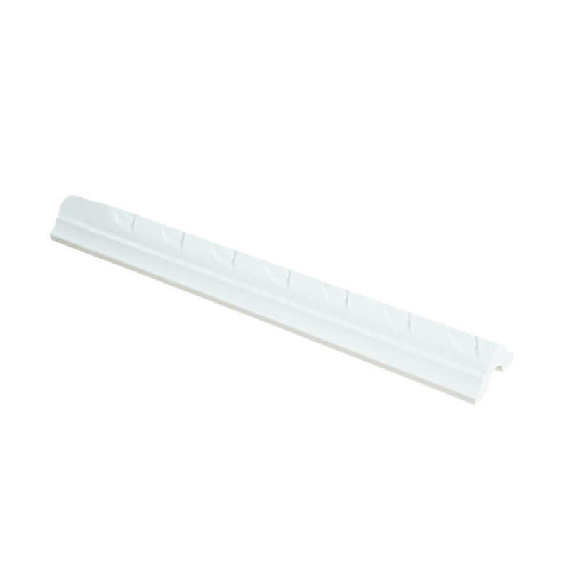 Stylish Textured White PS Skirting for Modern Interiors