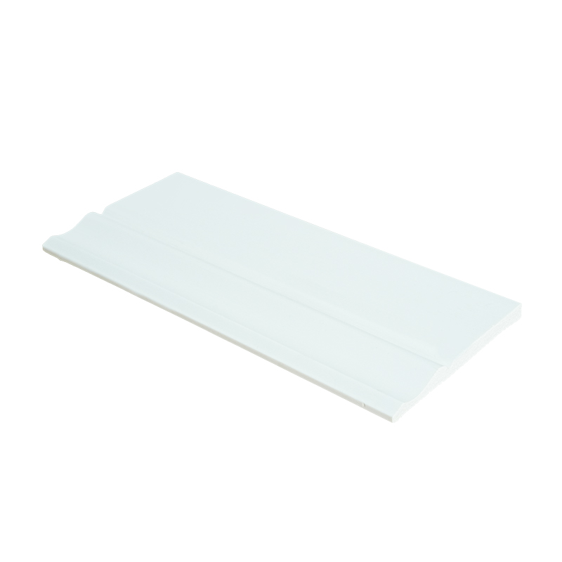 Glossy White PS Skirting for Bright Room Accents