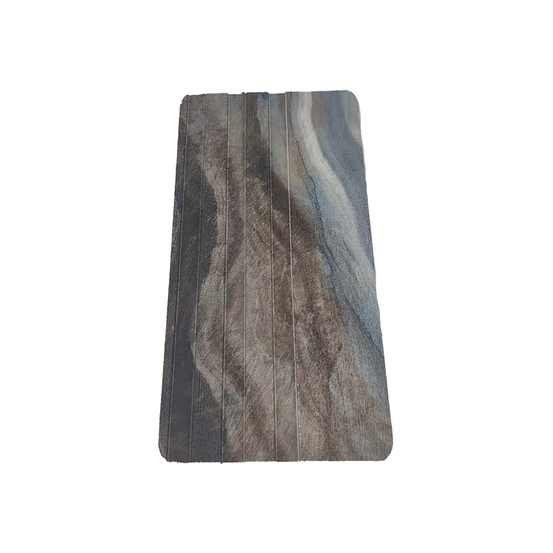 Elegant Marble-Patterned PVC Grating Panel for Modern Interior Spaces