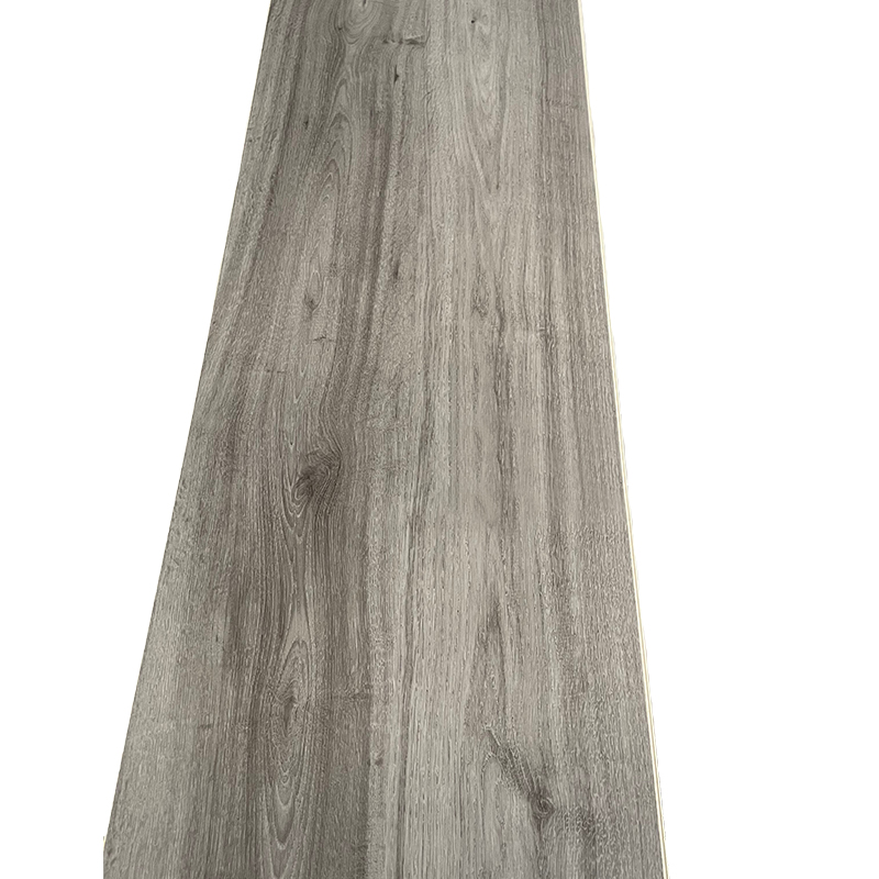Gray Wood-grain SPC Flooring for Contemporary Interiors